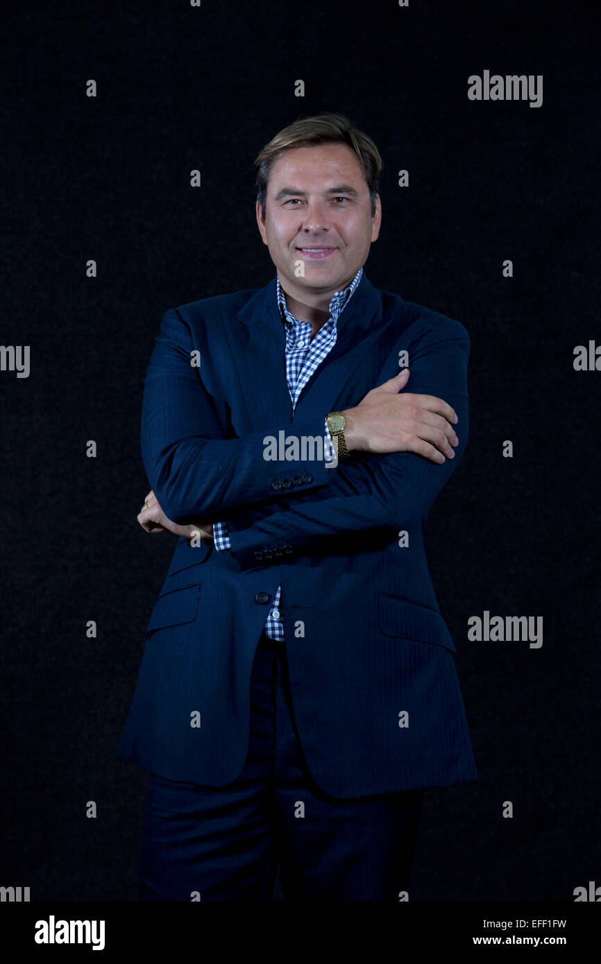Ein Porträt von David Walliams an das Edinburgh International Book Festival. Bild von Pako Mera Stockfoto