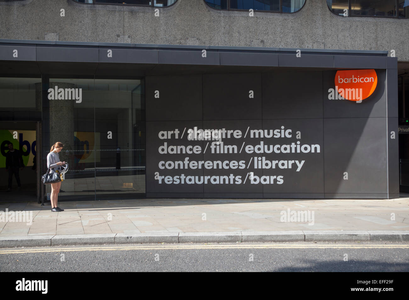 Das Barbican Centre London Stockfoto