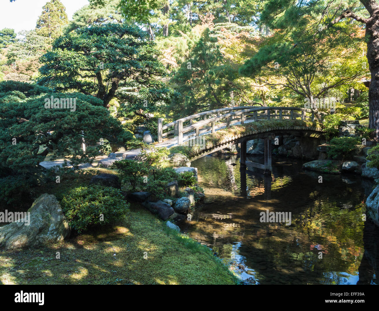 Garden imperial palace kyoto Fotos und Bildmaterial in hoher