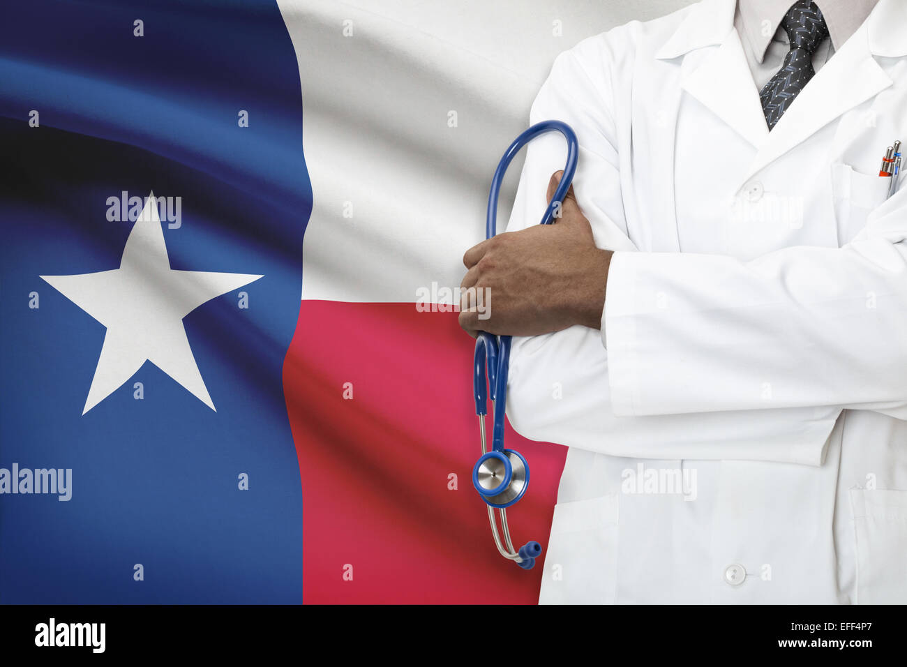 Konzept des nationalen Gesundheitssystems - Texas Stockfoto