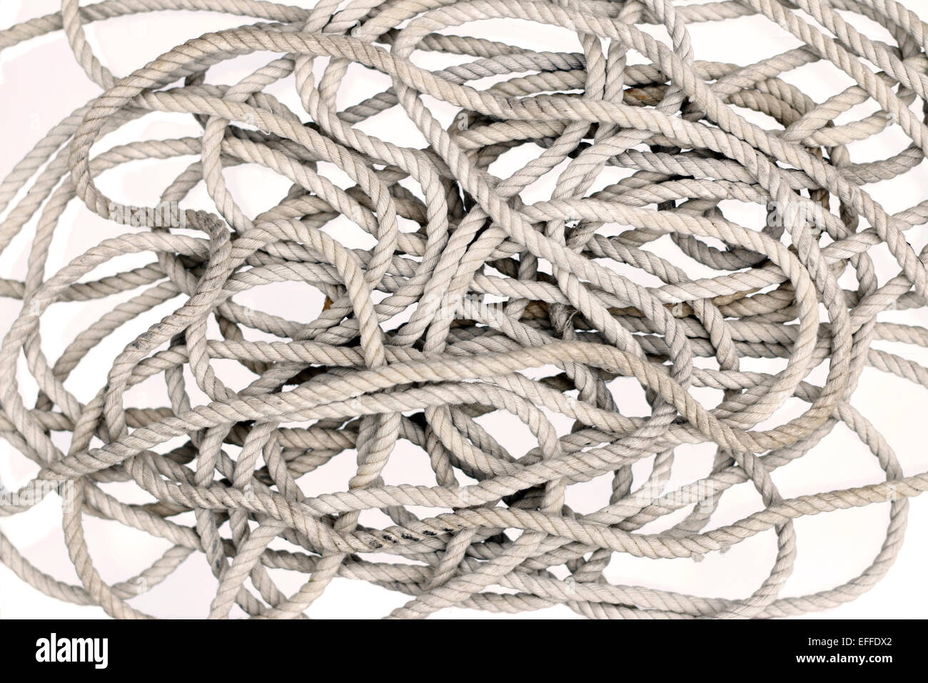 Seil - verworrenen Seil Stockfoto