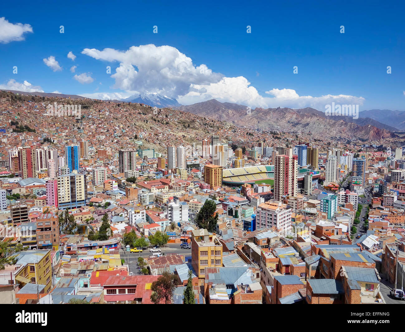 Südamerika, Bolivien, La Paz, Stadtbild Stockfoto