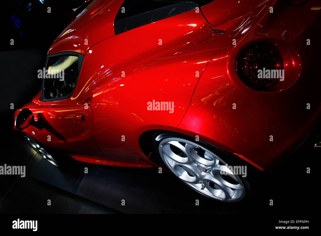 Rotes Auto Stockfoto