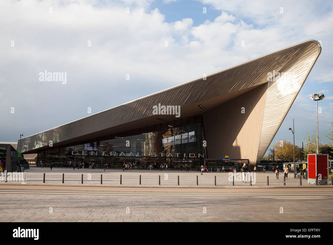 Niederlande, Rotterdam, Hauptbahnhof Stockfoto