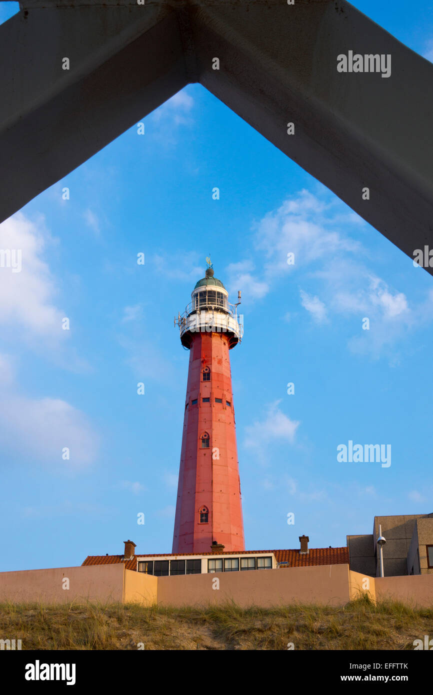 Niederlande, den Haag, Scheveningen, Leuchtturm Stockfoto