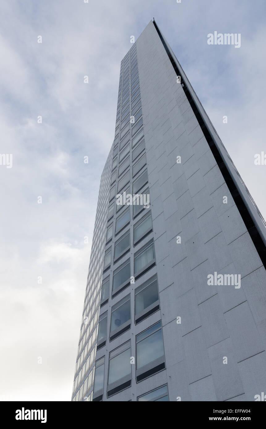 Alpha-Turm in Broad Street, Birmingham, die vor kurzem Grade 2 Inserat erreicht hat Stockfoto