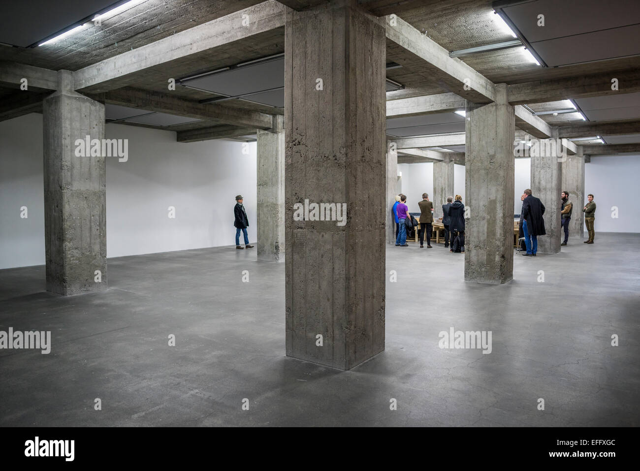 Menschen Kunstwerk im Museum, listasafn reykjavikur, Reykjavik, Island Stockfoto