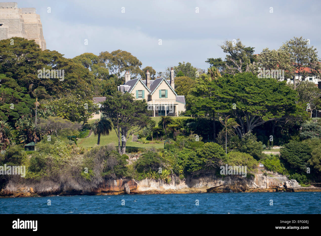 Kirribilli House Sydney Amtssitz der Sitzung Premierminister von Australien Sydney NSW Australia Stockfoto
