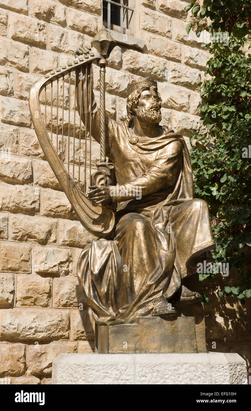 Israel jerusalem statue king david -Fotos und -Bildmaterial in hoher ...