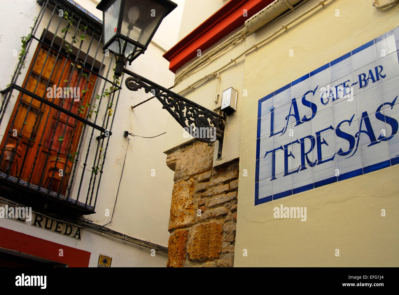 Cafe-Bar, Sevilla, Spanien Stockfoto