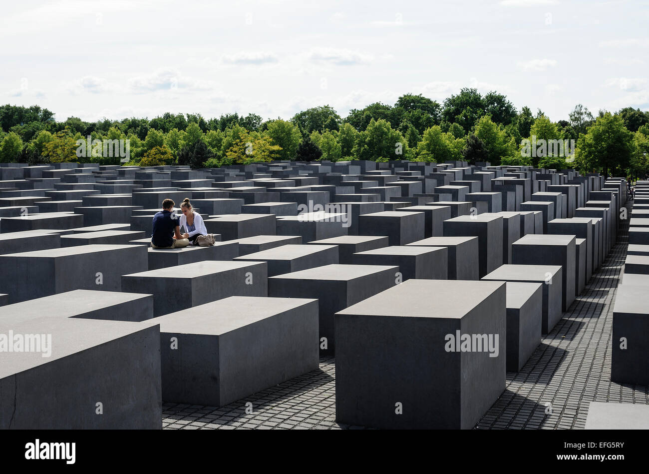 Denkmal für die ermordeten Juden Europas. Das Holocaust-Mahnmal, Berlin ...