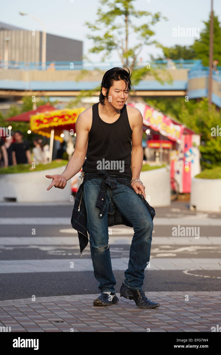 Rockabilly Tanz, Yoyogi Park, Harajuku, Tokyo, Japan Stockfoto