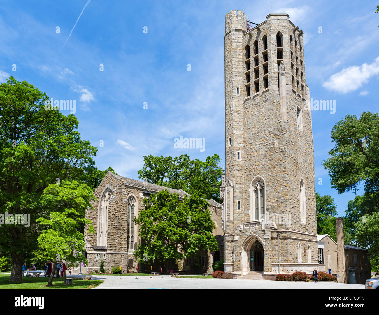 Das Washington Memorial Chapel, Valley Forge National Historical Park, in der Nähe von Philadelphia, Pennsylvania, USA Stockfoto