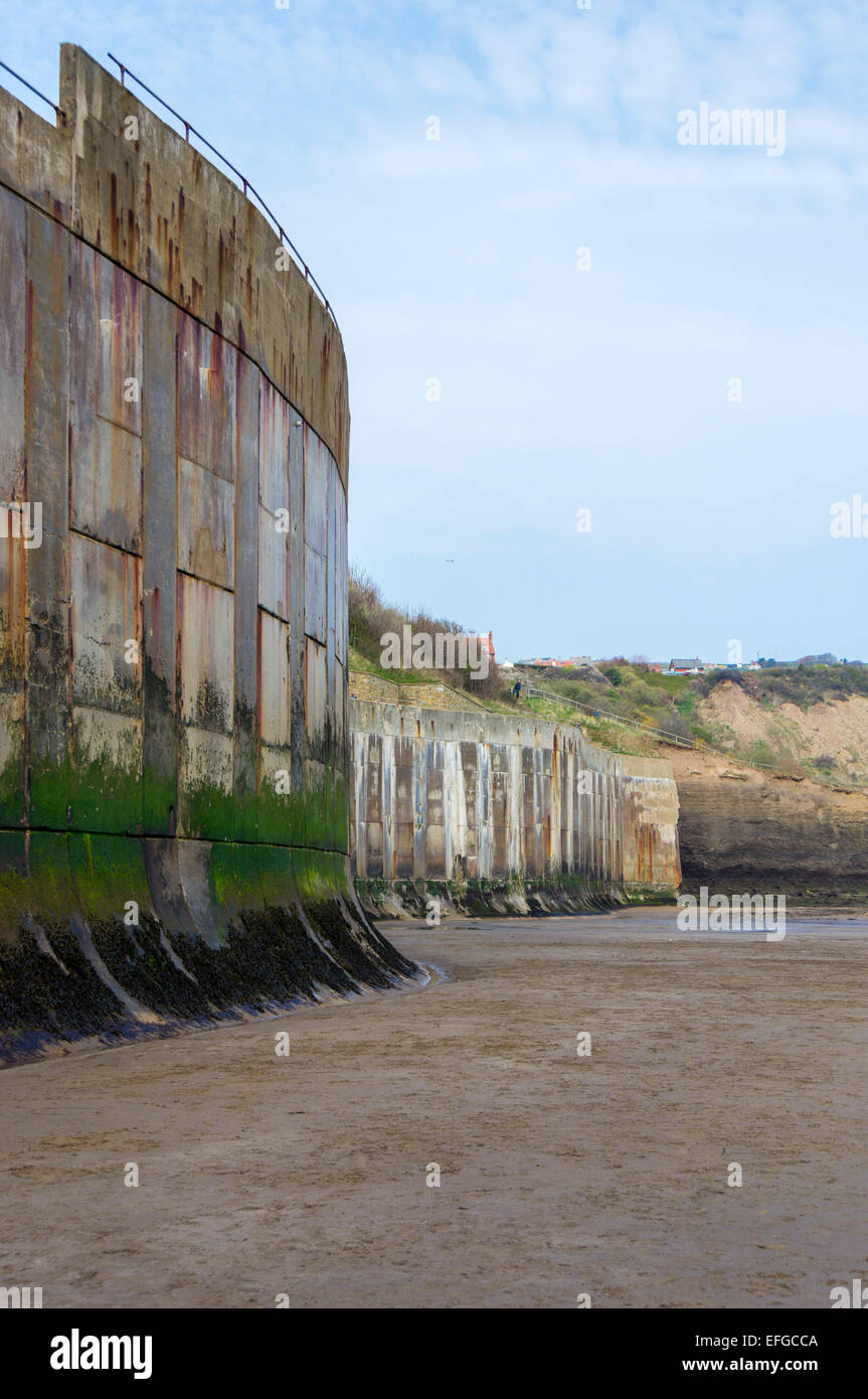 Deich, Ostküste, England Stockfoto