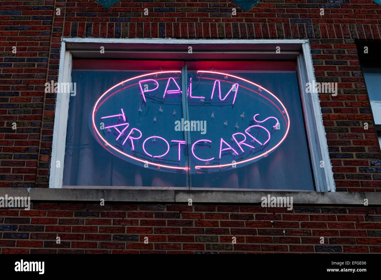 Psychische Leser Zeichen - USA Stockfoto