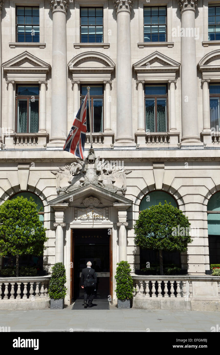 Sofitel London St James Hotel Waterloo Place, London, UK. Stockfoto