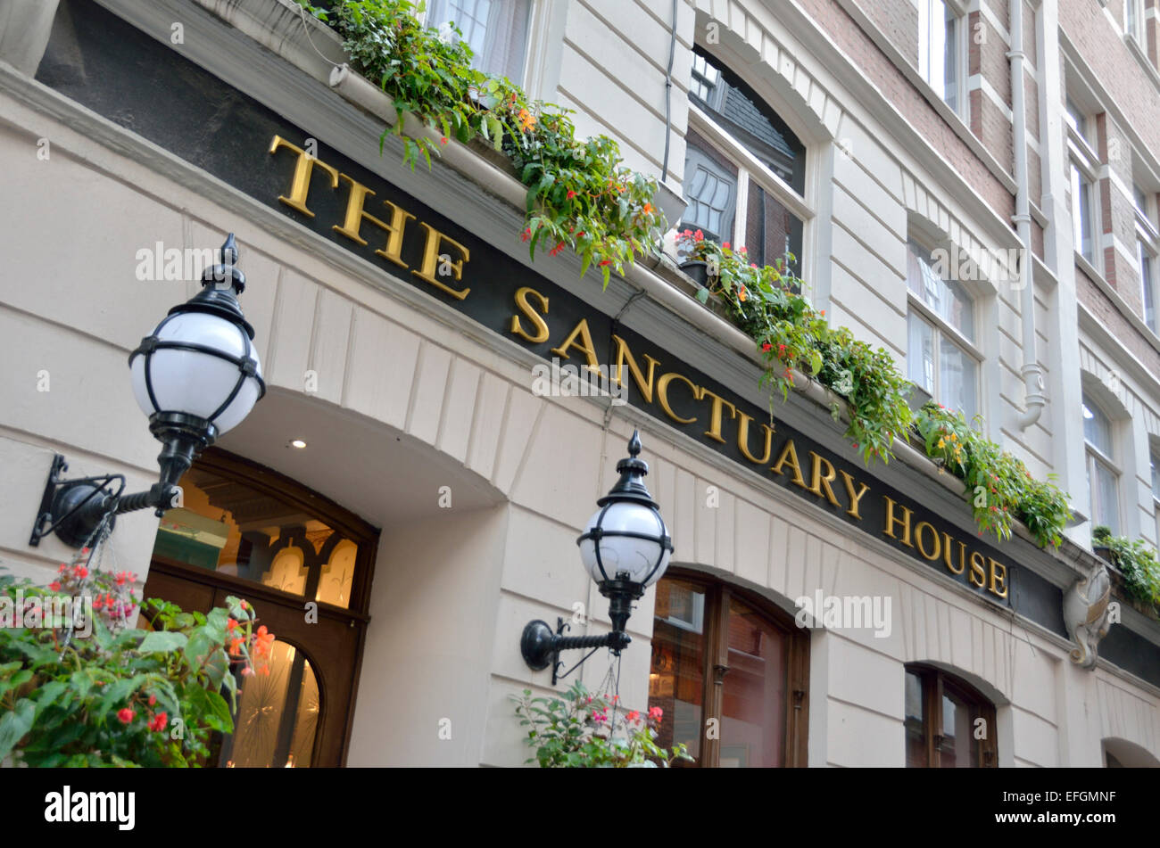 Das Sanctuary House Hotel in Westminster, London, UK. Stockfoto