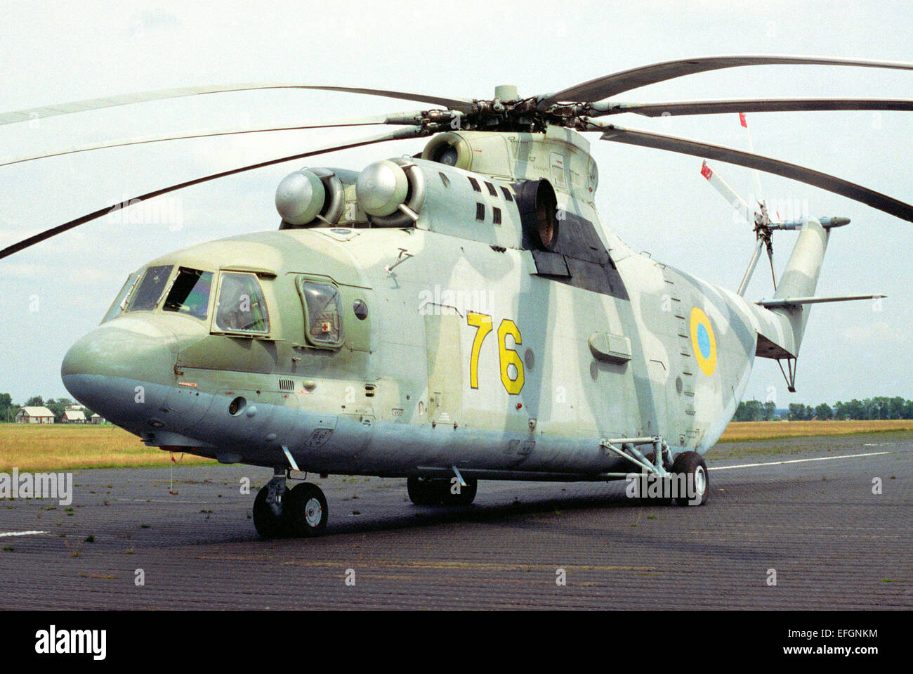 Mil Mi-26 schwere Transporthubschrauber Stockfoto