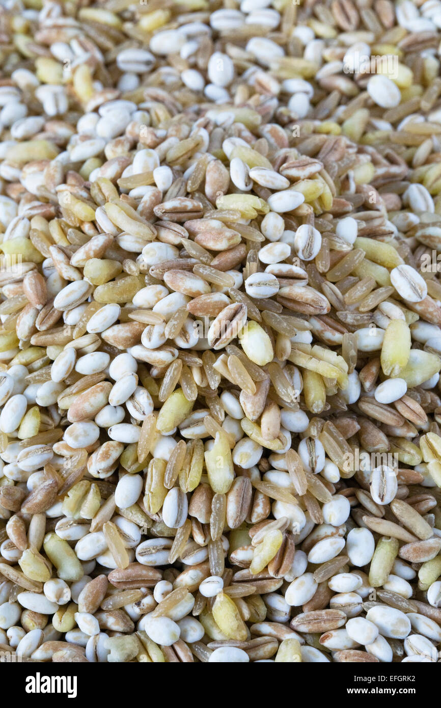 Gemischte Körner. Stockfoto