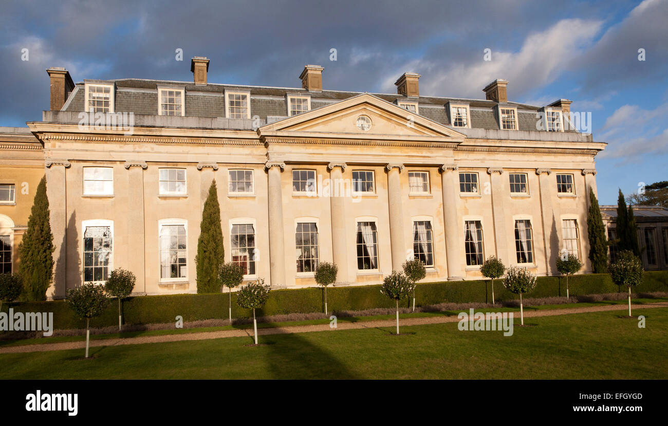 Georgianische Architektur von der East Wing von Ickworth House, in der Nähe von Bury St Edmunds, Suffolk, England, UK Stockfoto