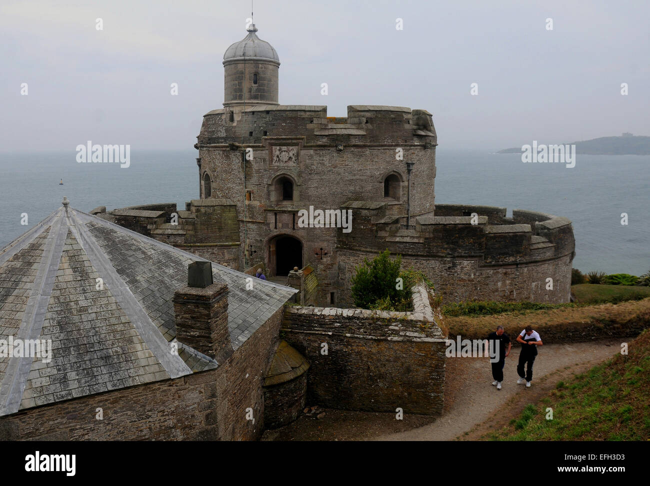 St. Mawes Castle, St. Mawes, Cornwall Stockfoto