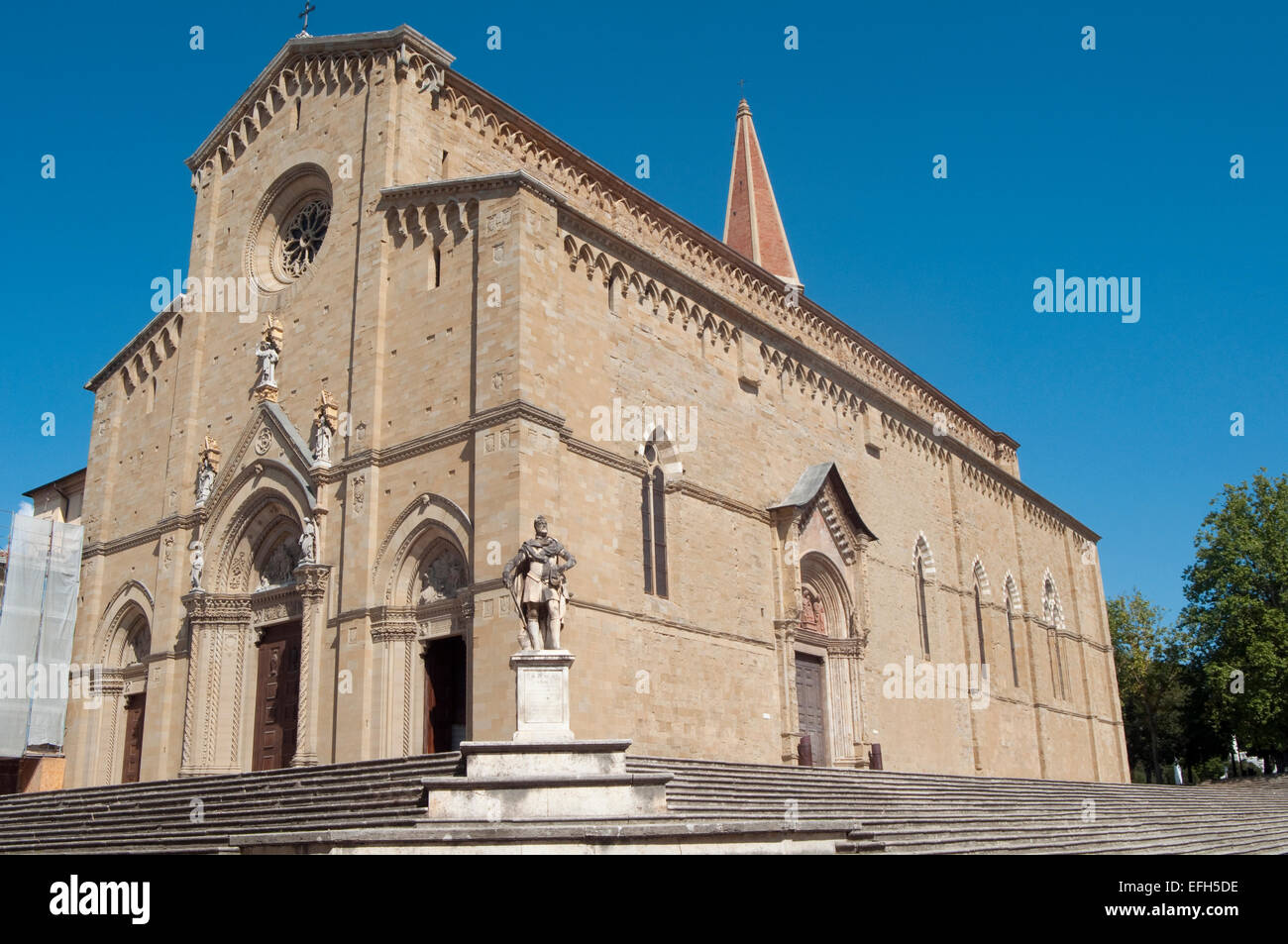 Italien, Toskana, Arezzo, San Donato Kathedrale Stockfoto