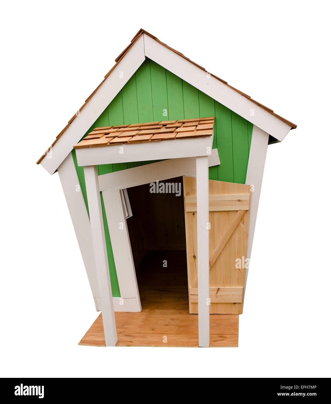 Solide gebaut aus Holz Wendy Haus oder spielen Stockfoto