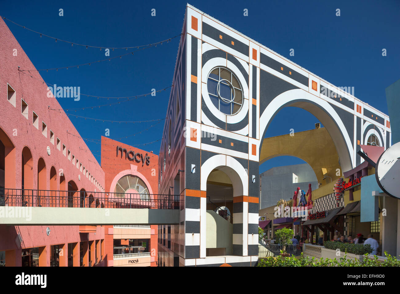 HORTON PLAZA SHOPPING MALL (© JON JERDE 1985) DOWNTOWN SAN DIEGO KALIFORNIEN USA Stockfoto