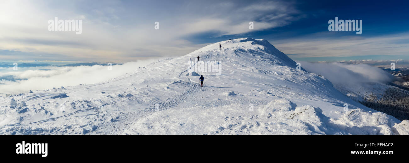 Babia Gora - Gipfel Stockfoto