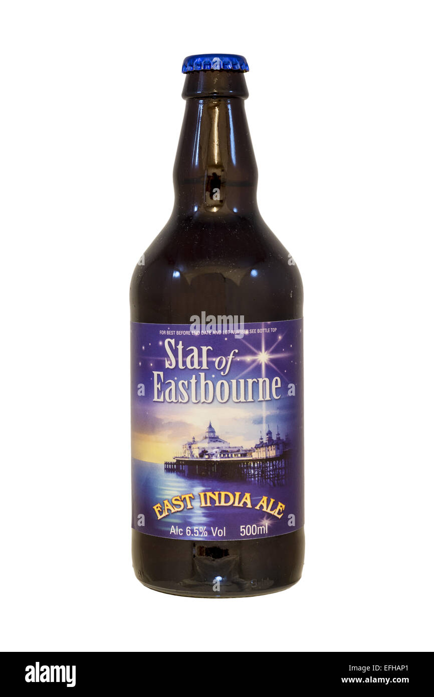 Harveys Star Eastbourne in Flaschen abgefüllte Bier - aktuelle @ 2015. Stockfoto