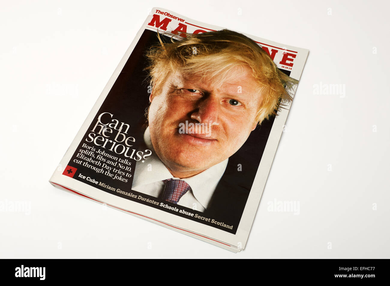 Der Observer Magazine (19.10.2014) Stockfoto