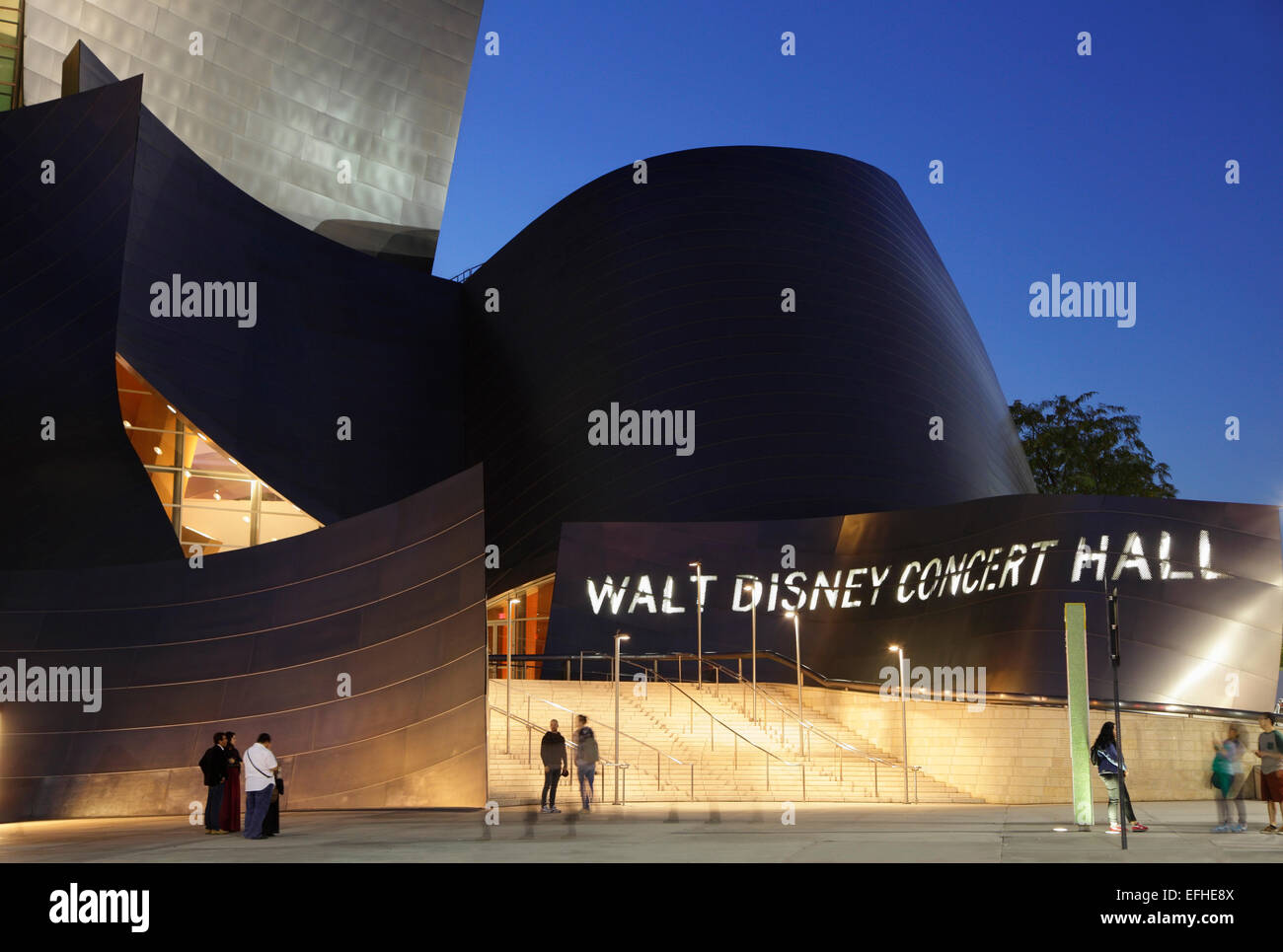 Walt Disney Concert Hall, Los Angeles, Kalifornien, USA Stockfoto