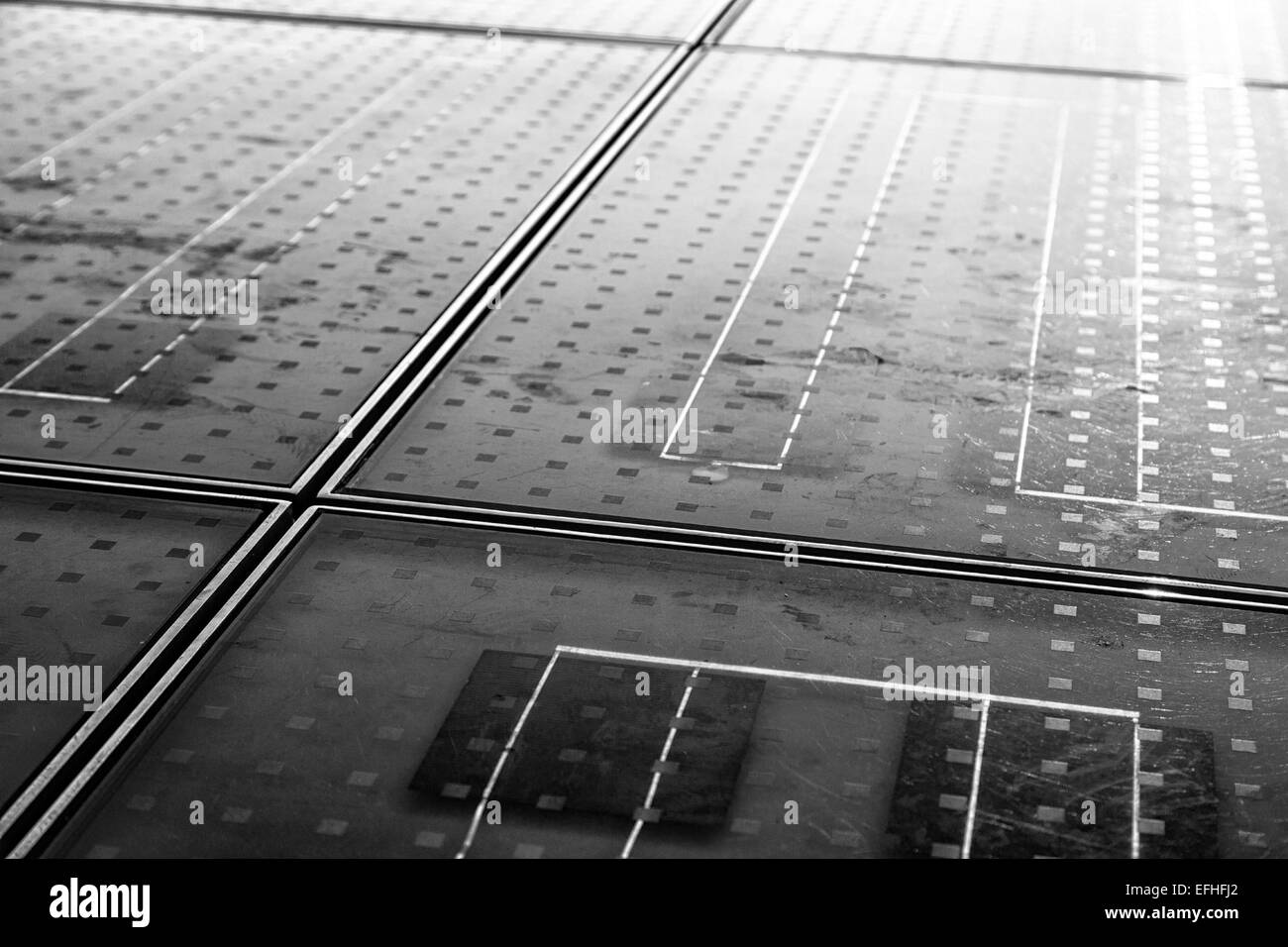 Solar-Panel Abstarct Hintergrund Stockfoto