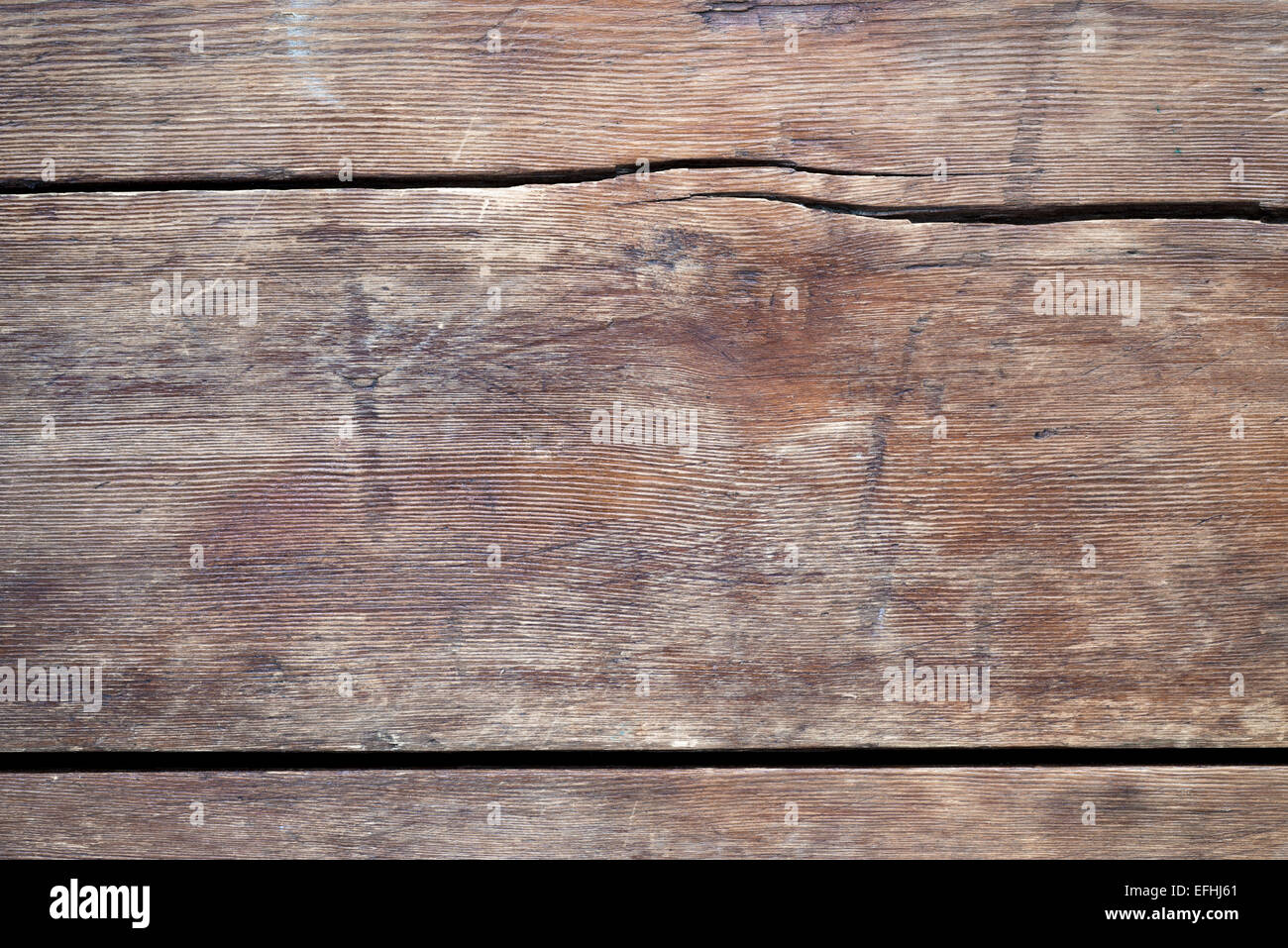 Antike verwitterte Holztisch Hintergrund Stockfoto