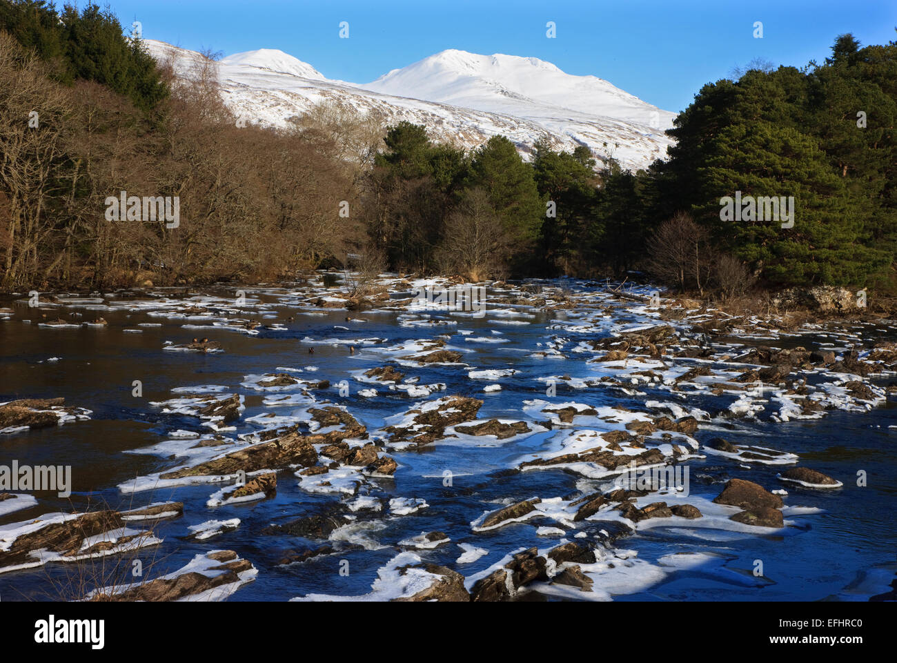 River Dochart, Killin, Perthshire Stockfoto