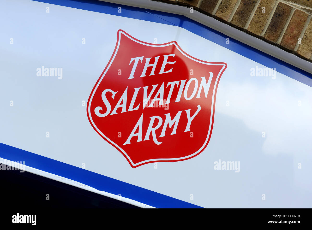 Die Heilsarmee, The Salvation Army shop Zeichen, England, UK Stockfoto