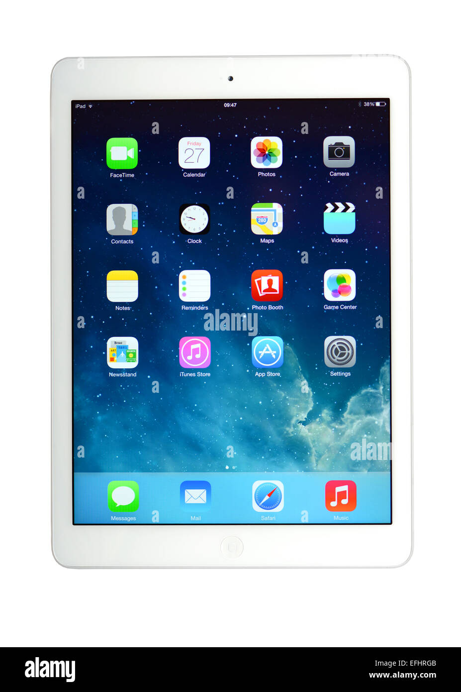 iPad, iPad Air, iPad Tablet auf weißem Hintergrund Stockfoto