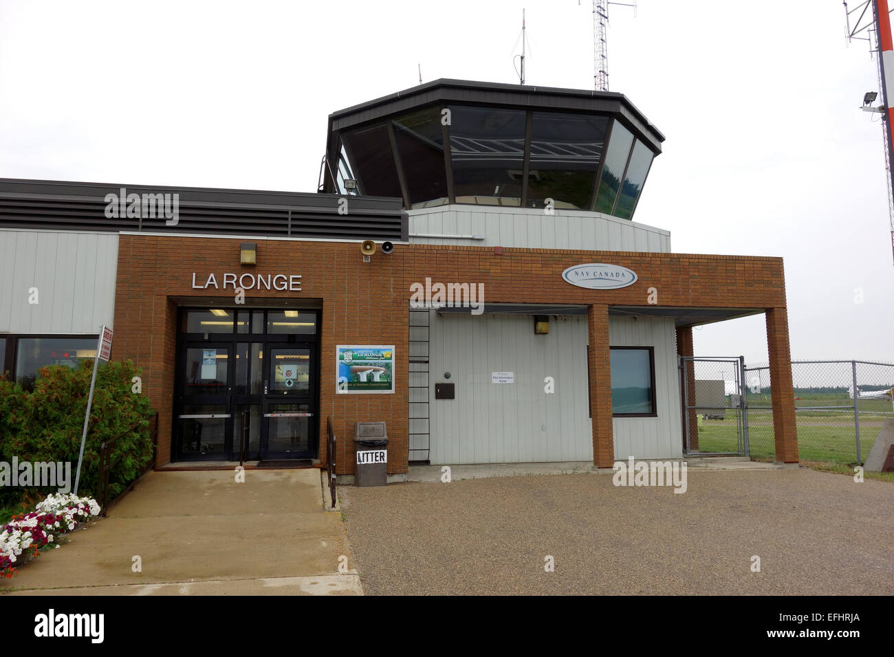 La Ronge Flughafen, nördlichen Saskatchewan, Kanada Stockfoto
