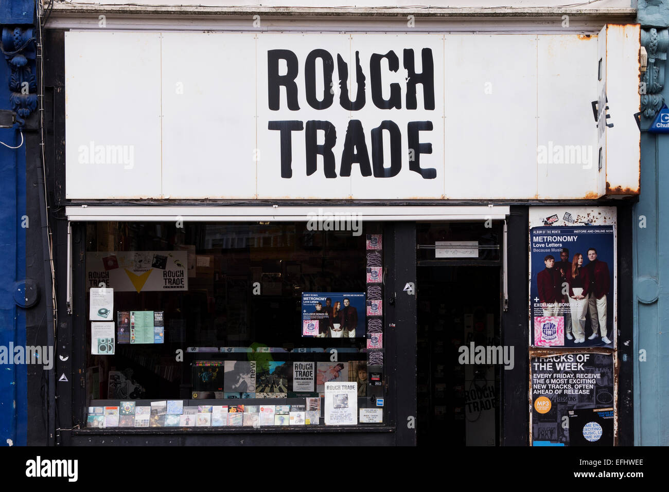 Rough Trade Records shop Stockfoto