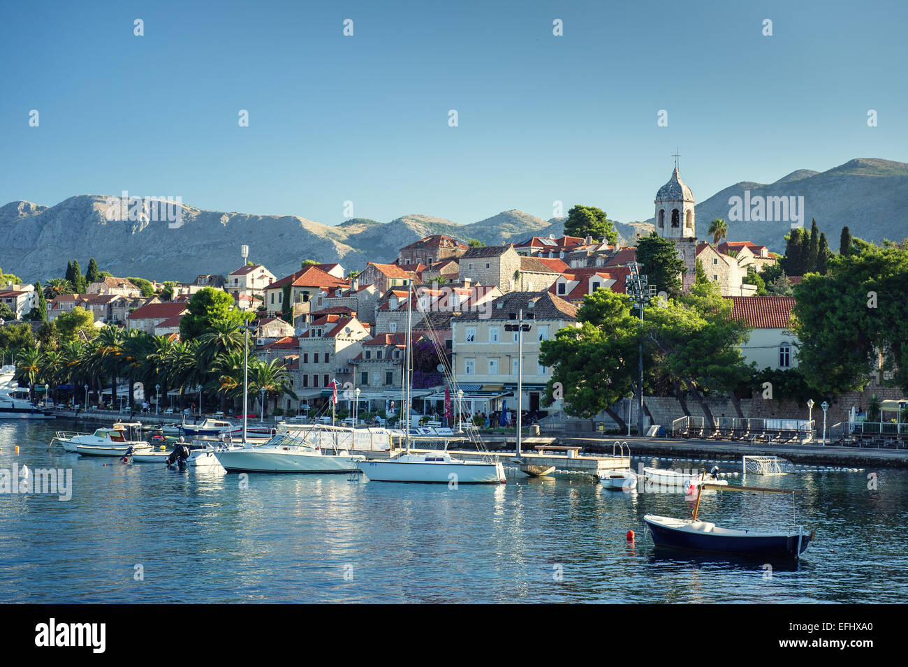 Cavtat in Kroatien, Adria Stockfoto Cavtat in Kroatien, Adria Stockfoto