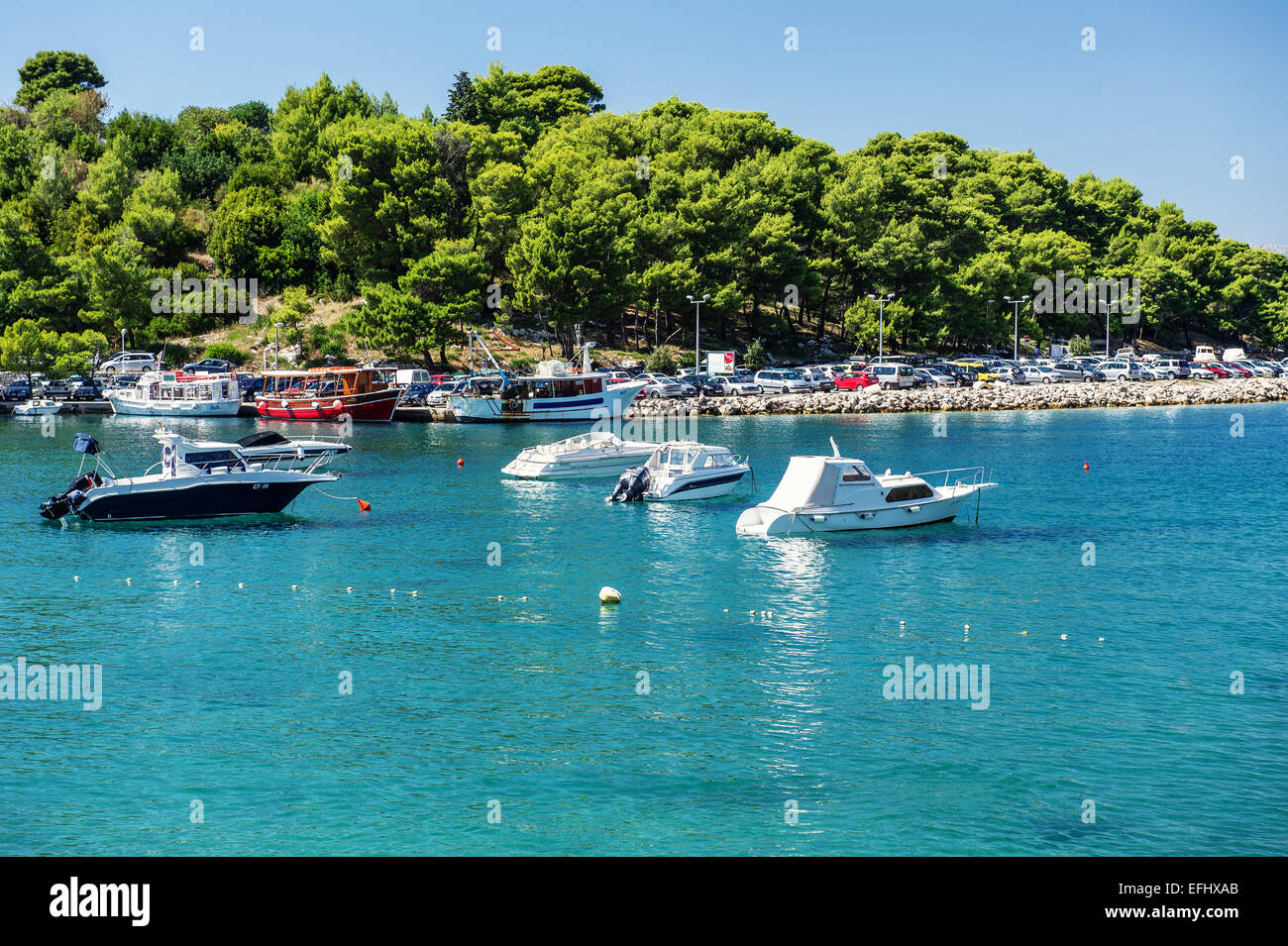 Cavtat in Kroatien, Adria Stockfoto