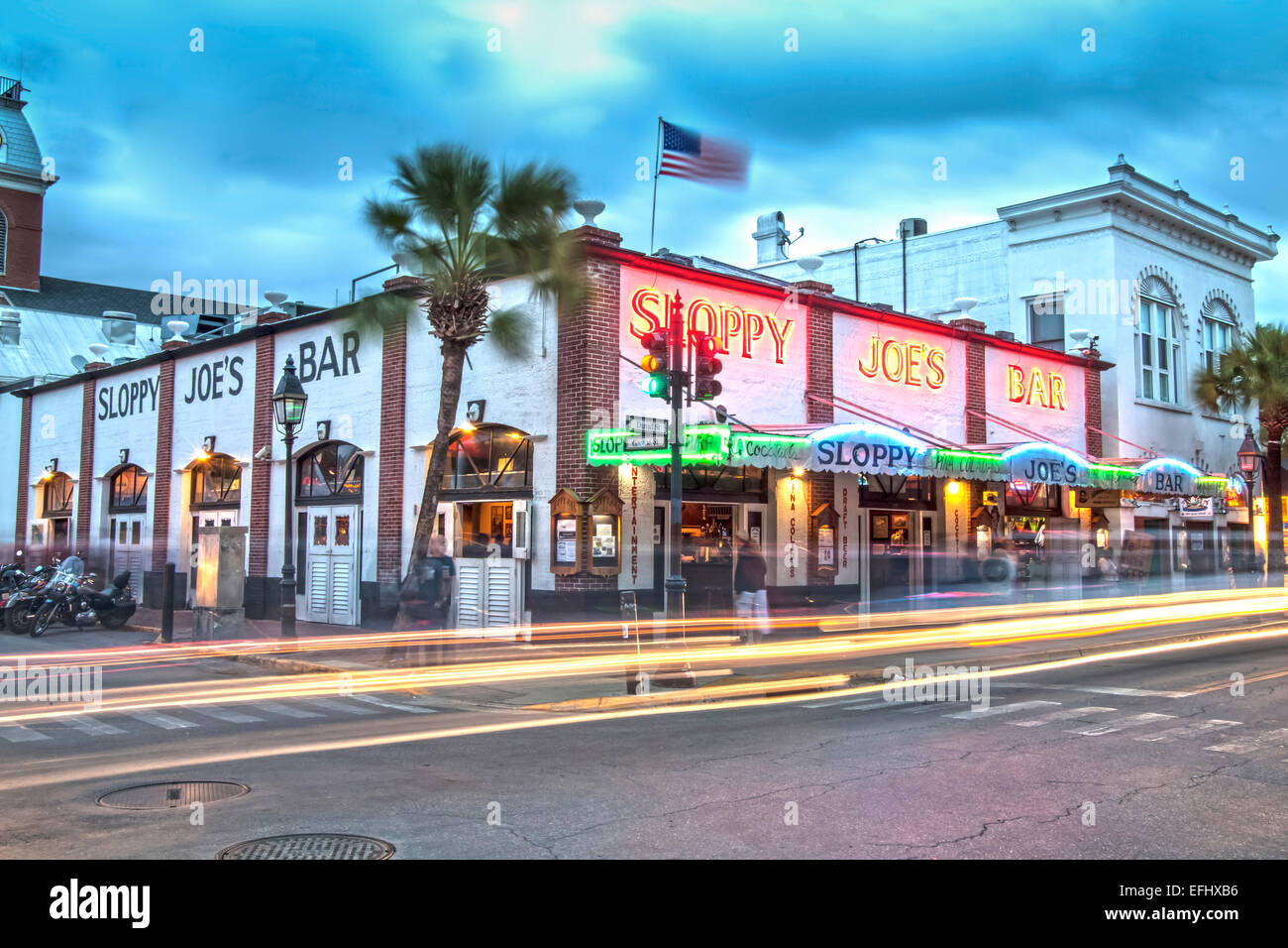 Die berühmte bar Pub Sloppy Joe's in Key West, Florida Keys, Florida, USA Stockfoto