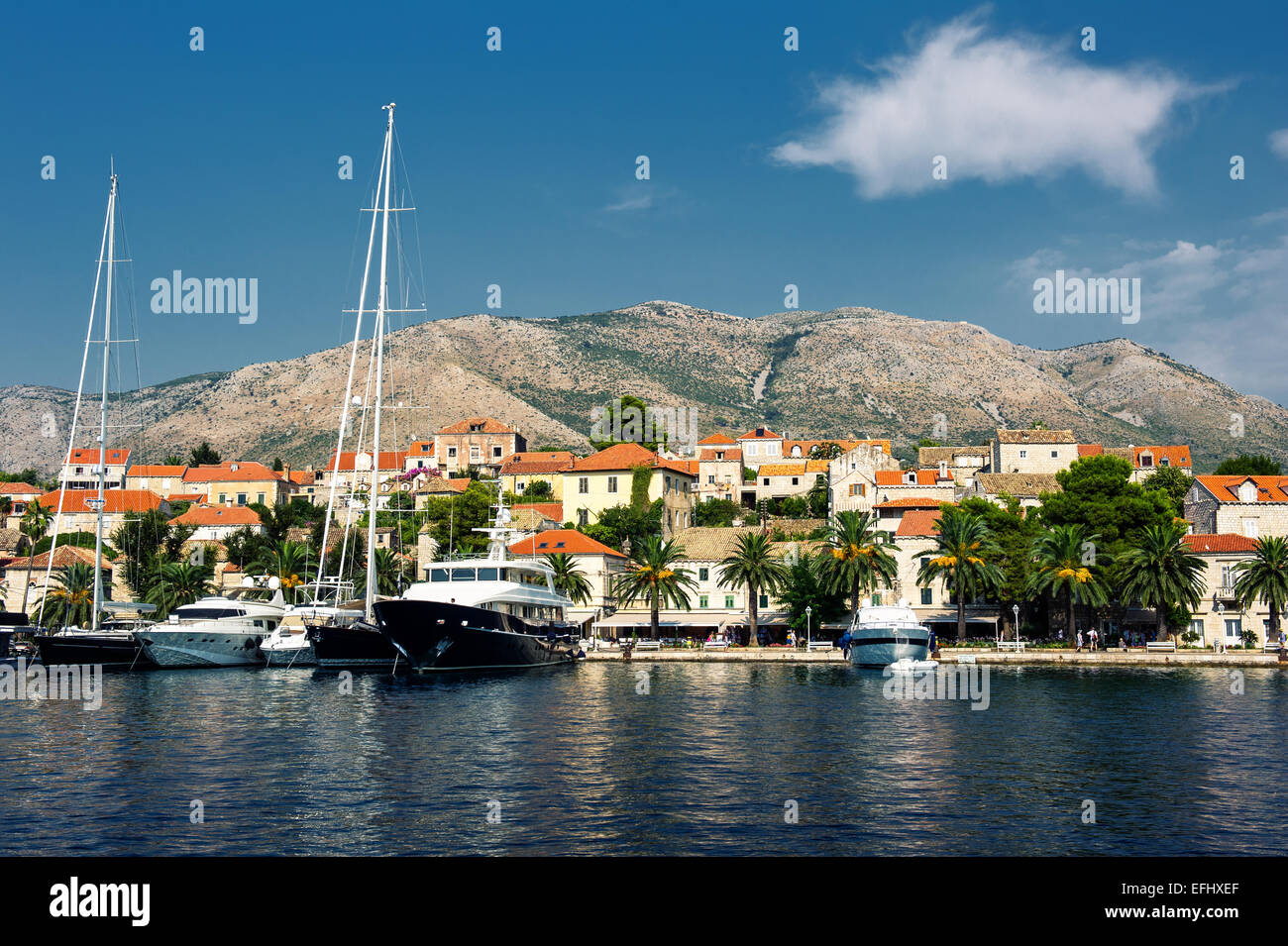 Cavtat in Kroatien, Adria Stockfoto Cavtat in Kroatien, Adria Stockfoto