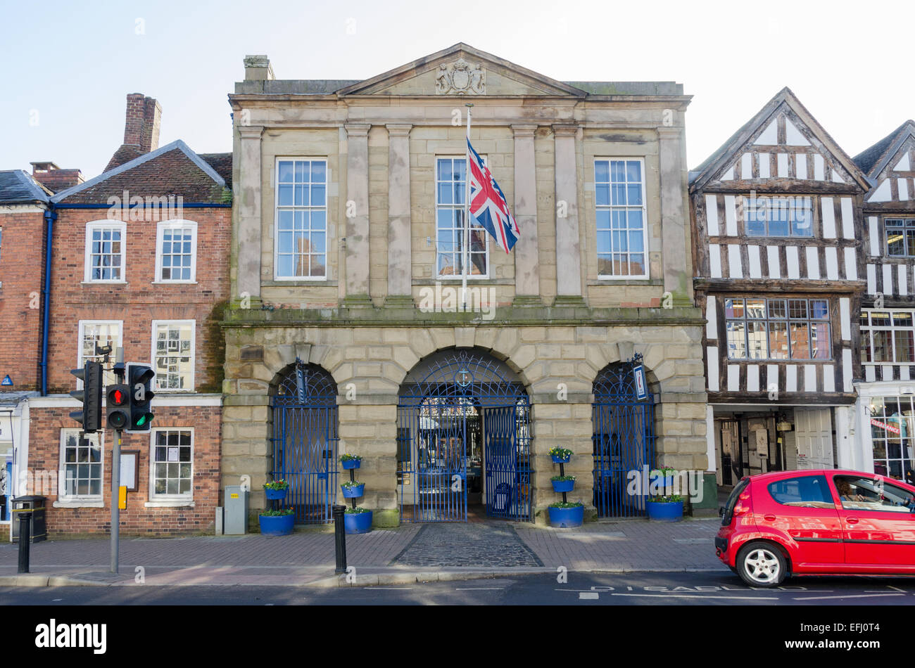 Eintritt Bewdley Museum und Tourismusbüro in Last Street, Bewdley Stockfoto