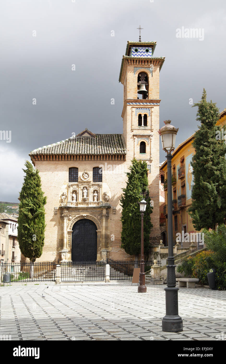 St. Anna-Kirche in Granada, Spanien Stockfoto