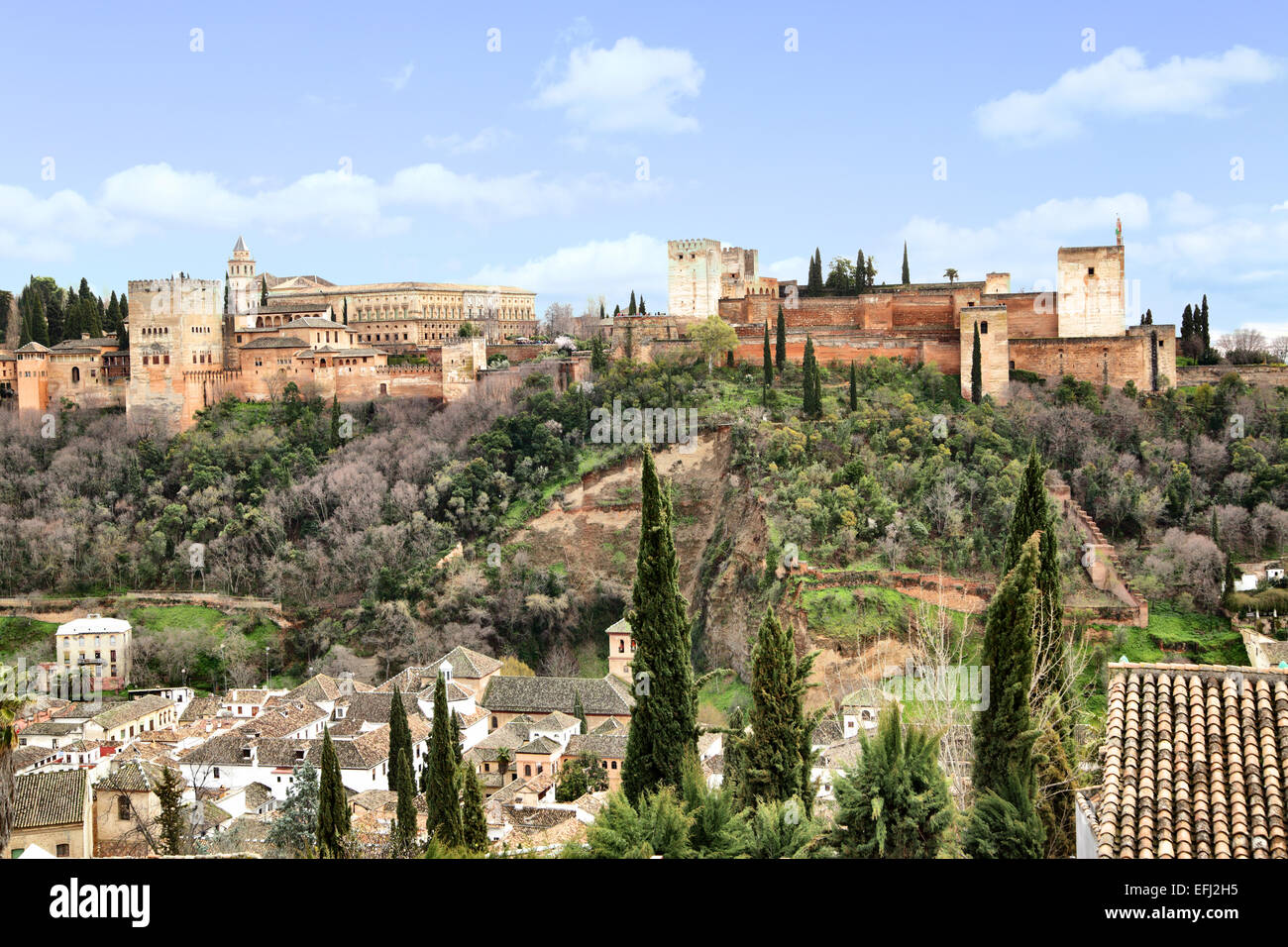 Alhambra-Palast in Granada, Spanien Stockfoto