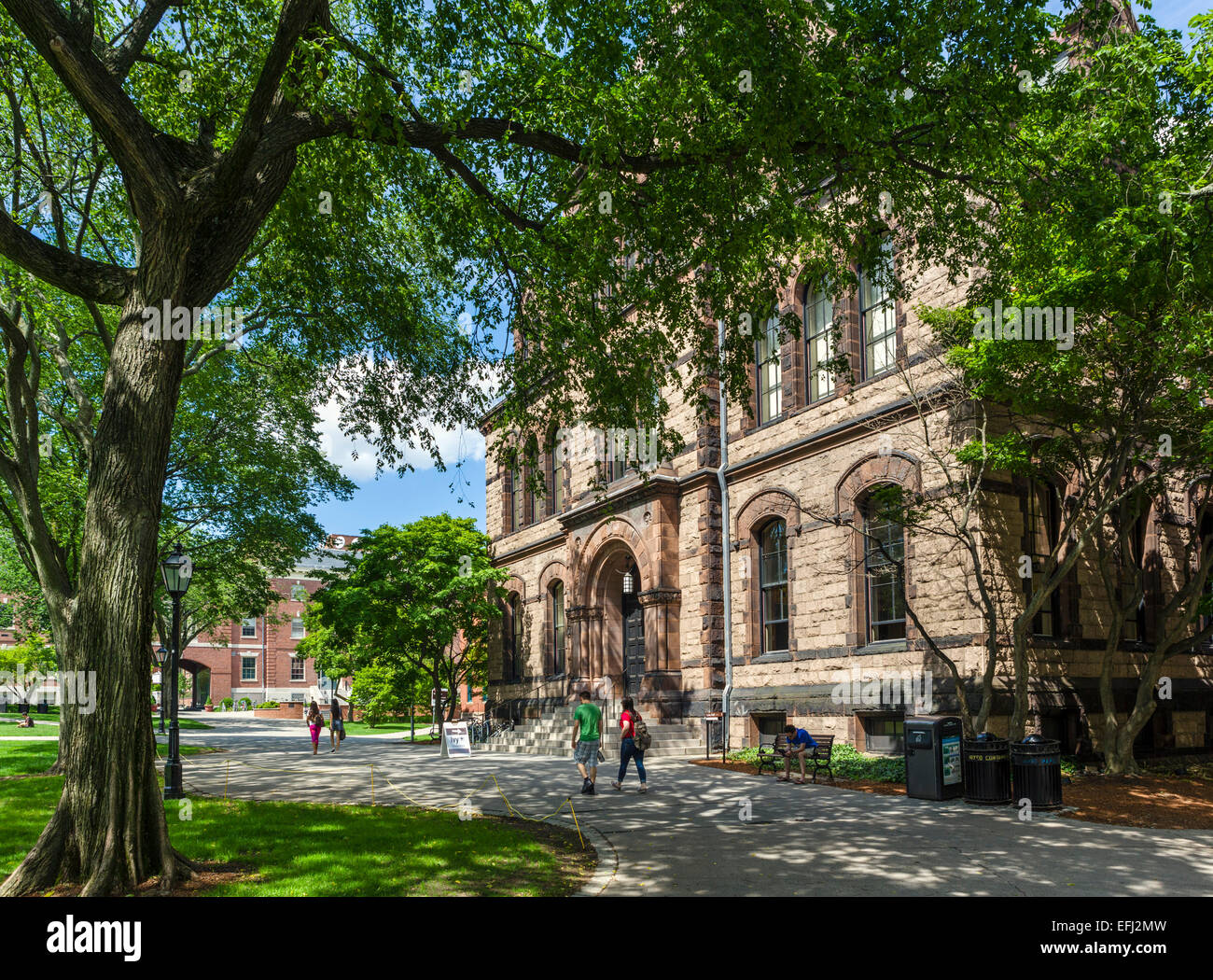 Sayes Hall an der Brown University, Providence, Rhode Island, USA Stockfoto