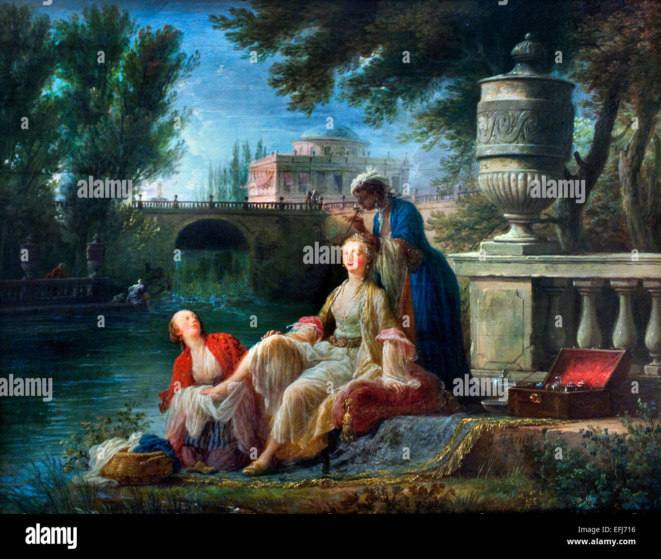 Toilette Turque türkische Toilette 1757 Claude Joseph Vernet 1714