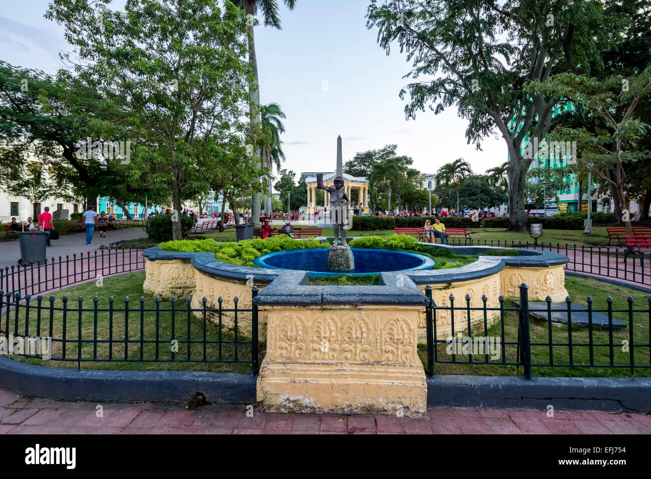 Parque Vidal, Santa Clara, Kuba Stockfoto