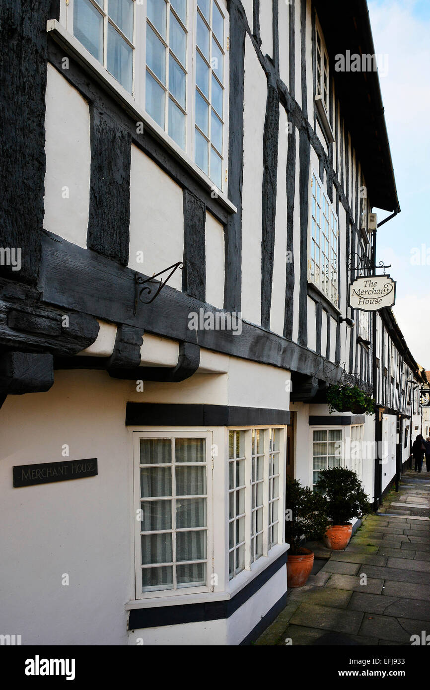 Das Fitzwilliam Hotel in Ludlow, Shropshire, UK. Stockfoto